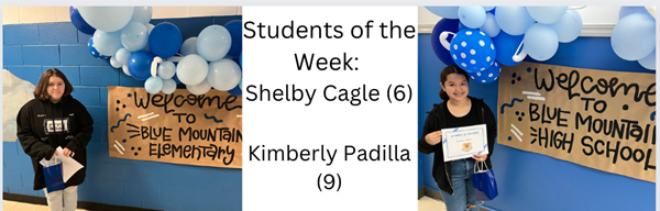 Students of the Week Aug 18, 2023